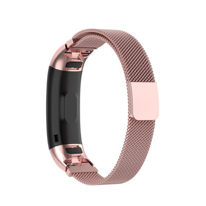 For Huawei Band 3 Pro / 4 Pro Milanese Watch Band(Rose Pink) - Watch Bands by buy2fix | Online Shopping UK | buy2fix