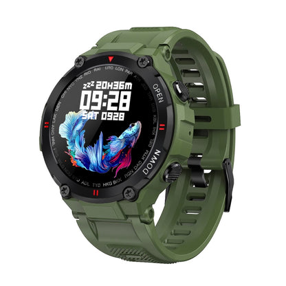 K22 1.28 inch IPS Screen Smart Watch, Support Menstrual Cycle Reminder / Bluetooth Call / Sleep Monitoring(Army Green) - Smart Wear by buy2fix | Online Shopping UK | buy2fix