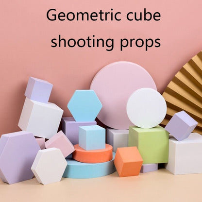 8 in 1 Different Sizes Geometric Cube Solid Color Photography Photo Background Table Shooting Foam Props(Light Pink) - Camera Accessories by buy2fix | Online Shopping UK | buy2fix