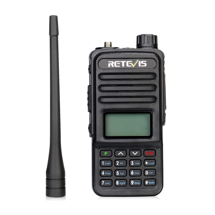 RETEVIS RT85 EU Frequency 136.000-174.000MHz+400.000-470.000MHz 200CHS Dual Band Digital Two Way Radio Handheld Walkie Talkie(Black) - Handheld Walkie Talkie by RETEVIS | Online Shopping UK | buy2fix