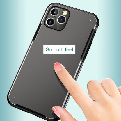 For iPhone 12 mini Shockproof Ultra-thin Frosted TPU + PC Protective Case (Black) - iPhone 12 mini Cases by WK | Online Shopping UK | buy2fix