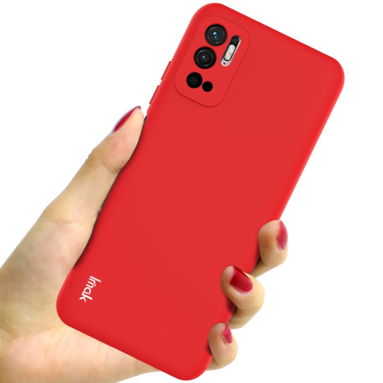 For Xiaomi Redmi Note10 5G / Poco M3 Pro 5G / 4G IMAK UC-2 Series Shockproof Full Coverage Soft TPU Case(Red) - Xiaomi Cases by imak | Online Shopping UK | buy2fix