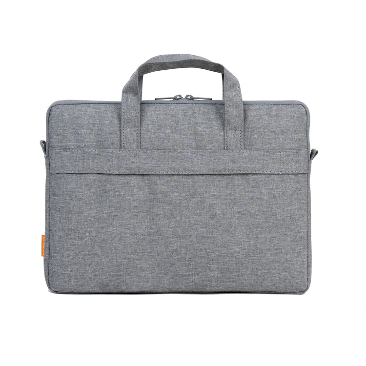 POFOKO A530 Series Portable Laptop Bag with Small Bag & Removable Strap, Size:14-15.4 inch(Light Gray) - 15 inch by POFOKO | Online Shopping UK | buy2fix