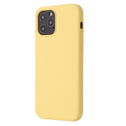 For iPhone 13 Solid Color Liquid Silicone Shockproof Protective Case(Yellow) - iPhone 13 Cases by buy2fix | Online Shopping UK | buy2fix