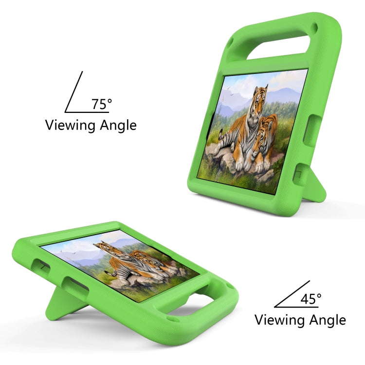 For Samsung Galaxy Tab A7 Lite 8.7 SM-T220 / SM-T225 Handle Portable EVA Shockproof Anti Falling Protective Case with Triangle Holder(Green) - Tab A7 Lite T220 / T225 by buy2fix | Online Shopping UK | buy2fix