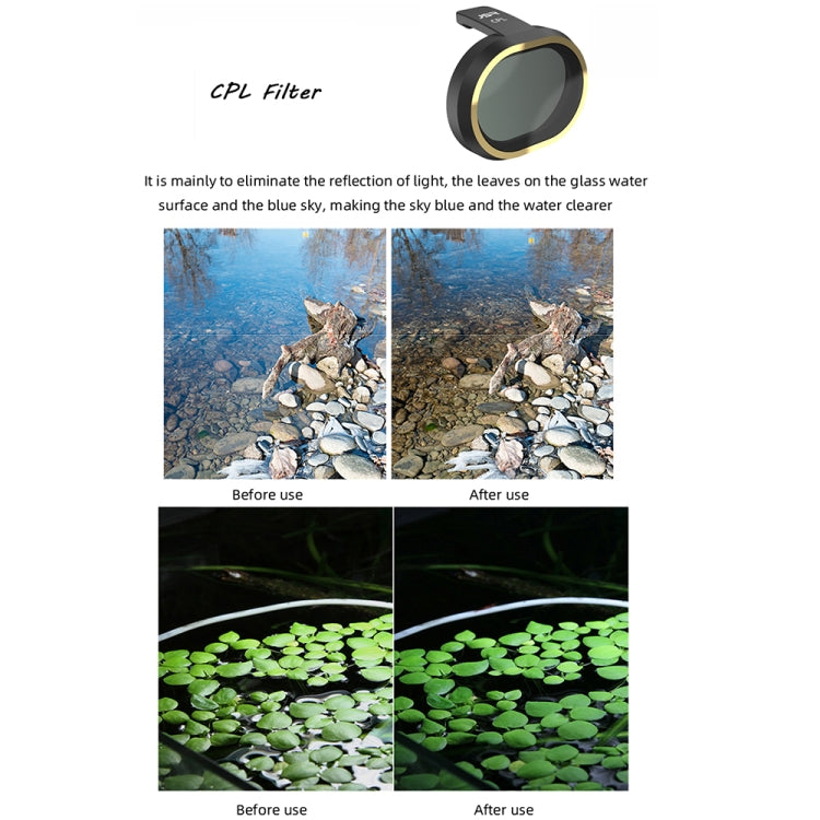 JSR for FiMi X8 mini Drone 8 in 1 UV + CPL + ND8 + ND16 + ND32 + STAR + NIGHT Lens Filter Kit -  by JSR | Online Shopping UK | buy2fix