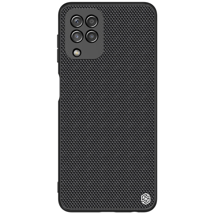 For Samsung Galaxy A22 4G LTE NILLKIN 3D Textured Nylon Fiber TPU Case(Black) - Galaxy Phone Cases by NILLKIN | Online Shopping UK | buy2fix