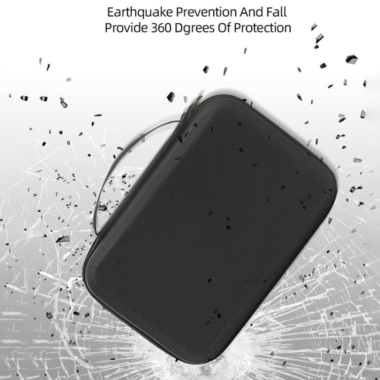 For DJI Mini SE Shockproof Nylon Carrying Hard Case Storage Bag, Size: 21.5 x 29.5 x 10cm(Black + Black Liner) - DJI & GoPro Accessories by buy2fix | Online Shopping UK | buy2fix