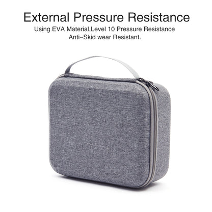 For DJI Mini SE Shockproof Carrying Hard Case Storage Bag, Size: 24 x 19 x 9cm(Grey + Red Liner) - DJI & GoPro Accessories by buy2fix | Online Shopping UK | buy2fix