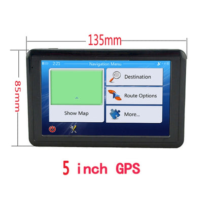 Q5 Car 5 inch HD TFT Touch Screen GPS Navigator Support TF Card / MP3 / FM Transmitter, Specification:South America Map - In Car by buy2fix | Online Shopping UK | buy2fix