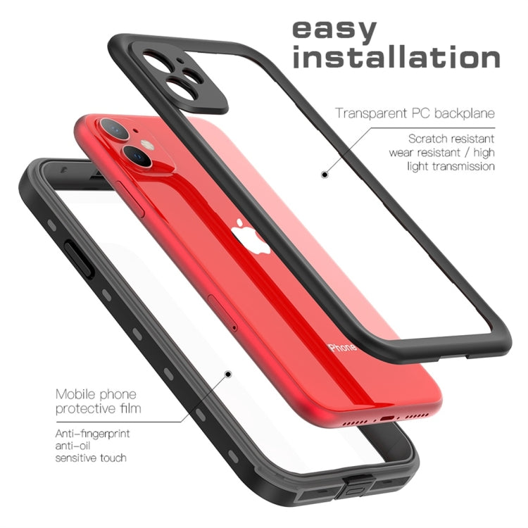 For iPhone 11 RedPepper Shockproof Waterproof PC + TPU Protective Case(Black) - iPhone 11 Cases by RedPepper | Online Shopping UK | buy2fix