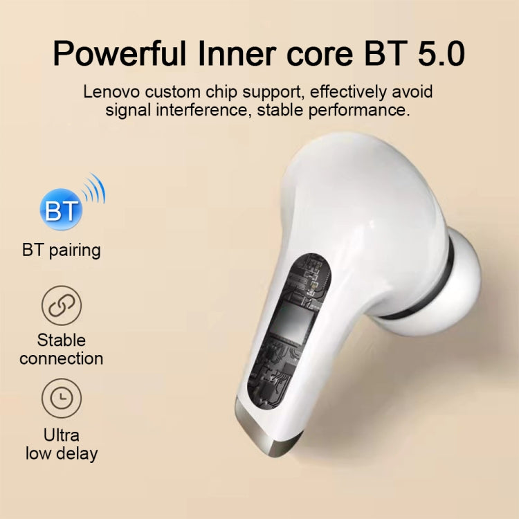 Lenovo LP5 Bluetooth 5.0 Intelligent Noise Reduction Wireless Bluetooth Earphone, STK Version(Black) - TWS Earphone by Lenovo | Online Shopping UK | buy2fix