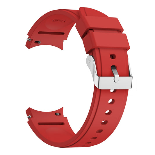 For Samsung Galaxy Watch4 Classic 42mm Silicone Watch Band(Red) - Smart Wear by buy2fix | Online Shopping UK | buy2fix