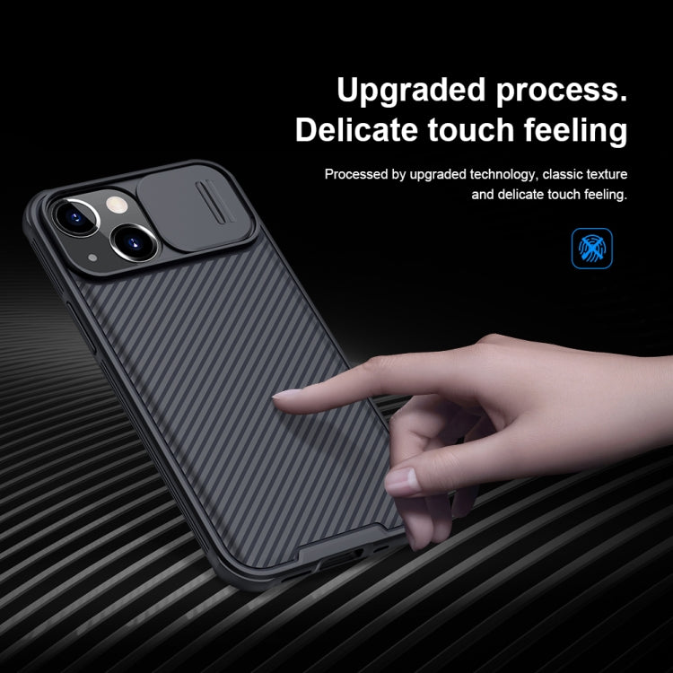 For iPhone 13 mini NILLKIN Black Mirror Pro Series Camshield Full Coverage Dust-proof Scratch Resistant Phone Case (Black) - iPhone 13 mini Cases by NILLKIN | Online Shopping UK | buy2fix