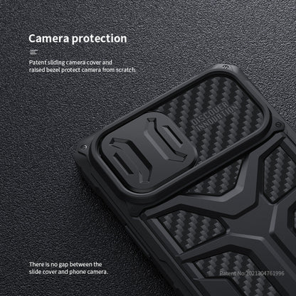 For iPhone 13 Pro Max NILLKIN Sliding Camera Cover Design Shockproof TPU + PC Protective Case (Black) - iPhone 13 Pro Max Cases by NILLKIN | Online Shopping UK | buy2fix
