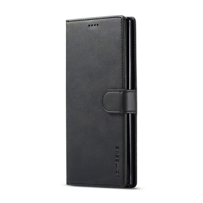 For Galaxy Note 10 Plus LC.IMEEKE Calf Texture Horizontal Flip Leather Case, with Holder & Card Slots & Wallet(Black) - Samsung Accessories by LC.IMEEKE | Online Shopping UK | buy2fix