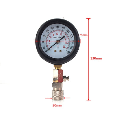 A3750 Car / Motorcycle Multifunctional Cylinder Pressure Gauge Cylinder Pressure Testing Tool - In Car by buy2fix | Online Shopping UK | buy2fix