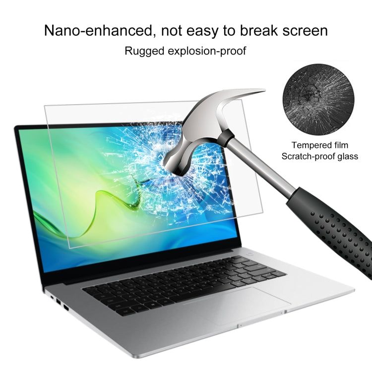 Laptop Screen HD Tempered Glass Protective Film For Huawei MateBook B3-510 15.6 inch - Computer & Networking by buy2fix | Online Shopping UK | buy2fix