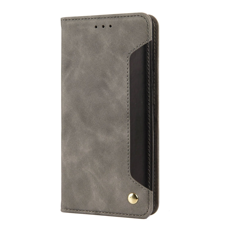 For Xiaomi Redmi Note 11 Pro Skin Feel Splicing Leather Phone Case(Grey) - Xiaomi Accessories by buy2fix | Online Shopping UK | buy2fix
