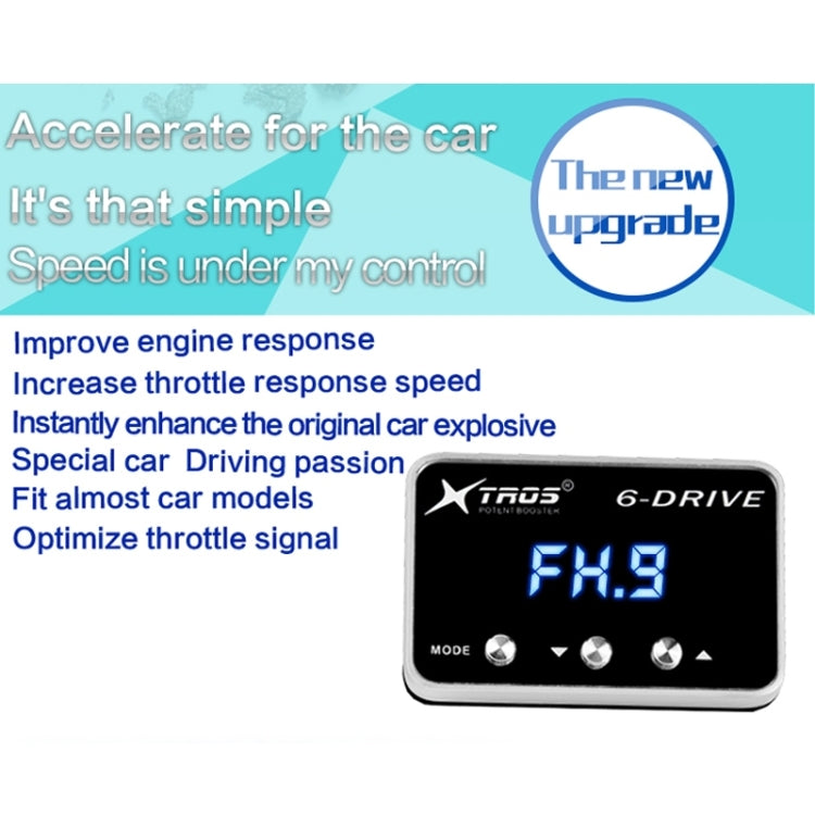 For Mitsubishi Strada 2015- TROS TS-6Drive Potent Booster Electronic Throttle Controller - In Car by TROS | Online Shopping UK | buy2fix