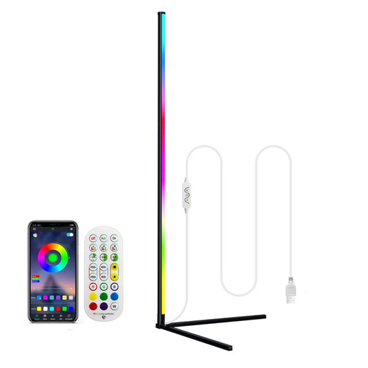 LED Symphony RGB Atmosphere Floor Light with Remote Control, Length:1.2m -  by buy2fix | Online Shopping UK | buy2fix