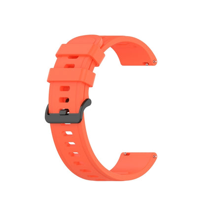 For Amazfit GTR Silicone Smart Watch Watch Band, Size:20mm(Orange Red) - Watch Bands by buy2fix | Online Shopping UK | buy2fix