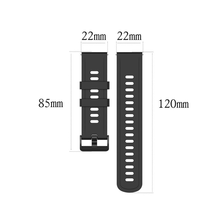 For Amazfit GTR Silicone Smart Watch Watch Band, Size:22mm(Sky Blue) - Watch Bands by buy2fix | Online Shopping UK | buy2fix