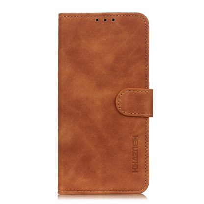 For vivo Y76 5G / Y76s 5G KHAZNEH Retro Texture Horizontal Flip Leather Phone Case(Brown) - vivo Cases by buy2fix | Online Shopping UK | buy2fix