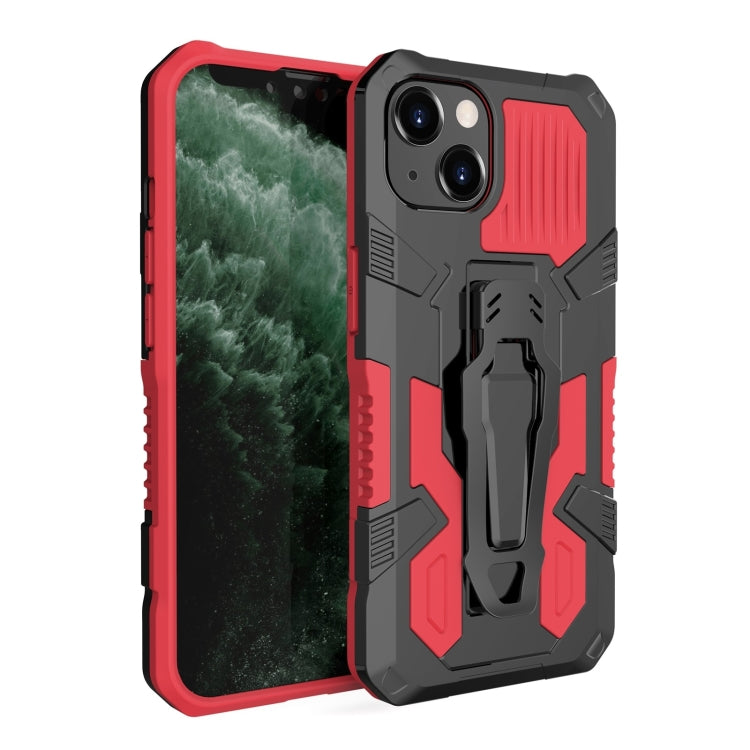 For iPhone 13 Pro Max Machine Armor Warrior PC + TPU Phone Case (Red) - iPhone 13 Pro Max Cases by buy2fix | Online Shopping UK | buy2fix