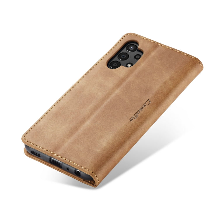 For Samsung Galaxy A13 4G/A13 5G/A04S/A04/M13 5G CaseMe 013 Multifunctional Horizontal Flip Leather Phone Case(Brown) - Galaxy Phone Cases by CaseMe | Online Shopping UK | buy2fix