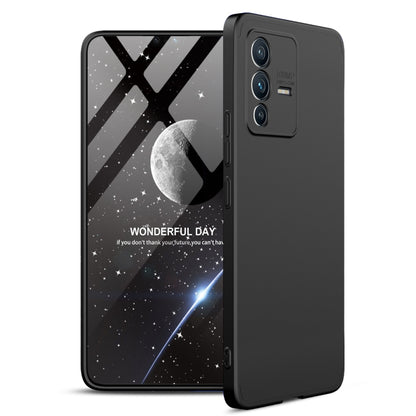 For vivo V23 5G GKK Three Stage Splicing PC Phone Case(Black) - vivo Cases by GKK | Online Shopping UK | buy2fix