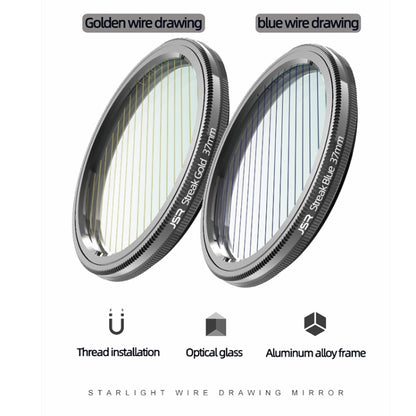 JSR Starlight Drawing Camera Lens Filter, Size:46mm(Streak Gold) - Camera Accessories by JSR | Online Shopping UK | buy2fix