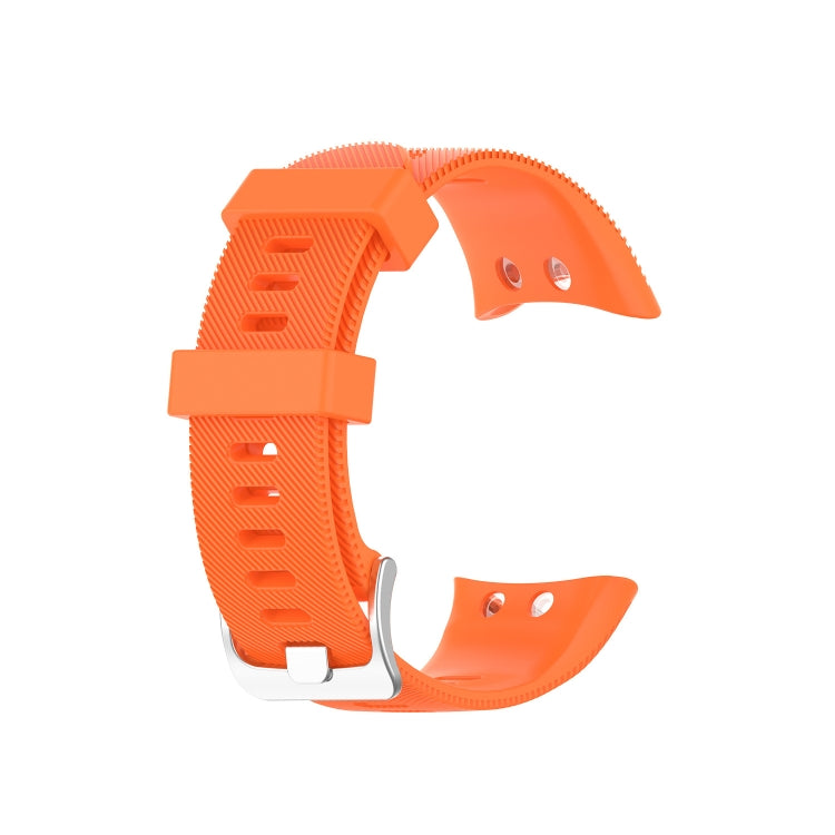For Garmin Forerunner 45 & 45S Silicone Watch Band(Orange) - Smart Wear by buy2fix | Online Shopping UK | buy2fix