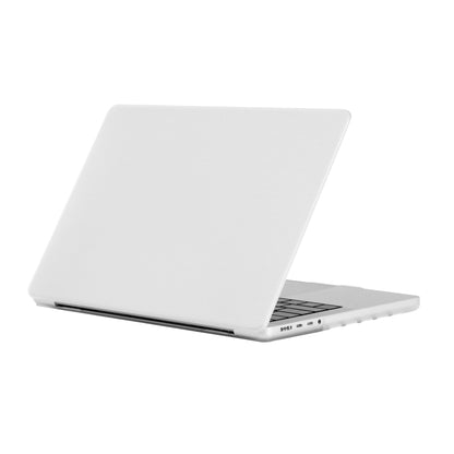 Dot Texture Double Sided Tanned Laptop Case For MacBook Pro 14.2 inch A2442 2021(Transparent) - MacBook Pro Cases by buy2fix | Online Shopping UK | buy2fix