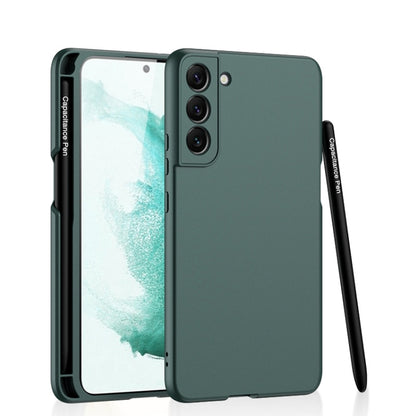 For Samsung Galaxy S22 5G GKK Ultra-thin Skin Feel Phone Case with Stylus(Forest Green) - Galaxy S22 5G Cases by GKK | Online Shopping UK | buy2fix