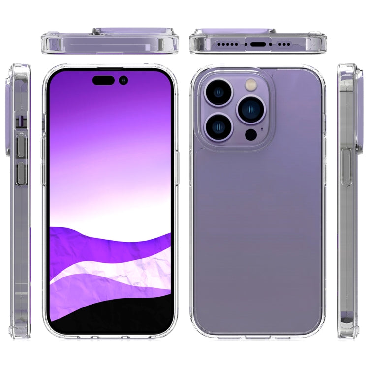 For iPhone 14 Pro Shockproof Scratchproof TPU + Acrylic Phone Case (Transparent) - iPhone 14 Pro Cases by buy2fix | Online Shopping UK | buy2fix