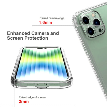 For iPhone 14 Pro Full Body Shockproof Clear Gradient Phone Case (Transparent) - iPhone 14 Pro Cases by buy2fix | Online Shopping UK | buy2fix