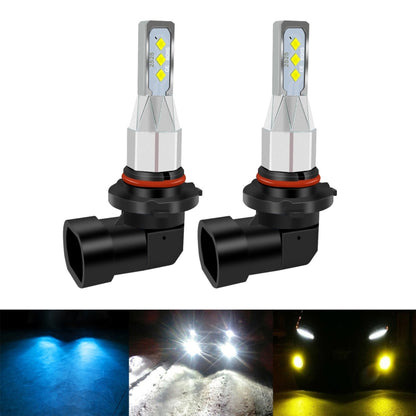 1 Pair 9005 DC 12V-24V 12W 1800LM Car LED Fog Light(Yellow Light) - In Car by buy2fix | Online Shopping UK | buy2fix