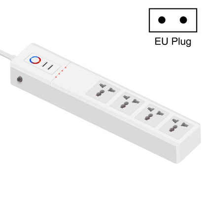 ZigBee 16A SM-SO306-M 4 Holes + 2 USB Multi-purpose Smart Power Strip(EU Plug) - Consumer Electronics by buy2fix | Online Shopping UK | buy2fix