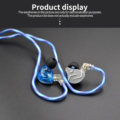 KZ 90-10 2Pin Interface 498 Core DIY Headphone Upgrade Cable,Length: 1.2m(Blue) - Cable & Splitter by KZ | Online Shopping UK | buy2fix