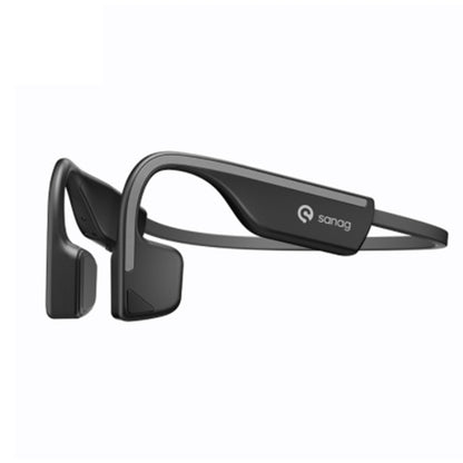 Sanag A11S Bone Conduction Second-generation Air Conduction Headphones(Black Grey) - Sport Earphone by Sanag | Online Shopping UK | buy2fix