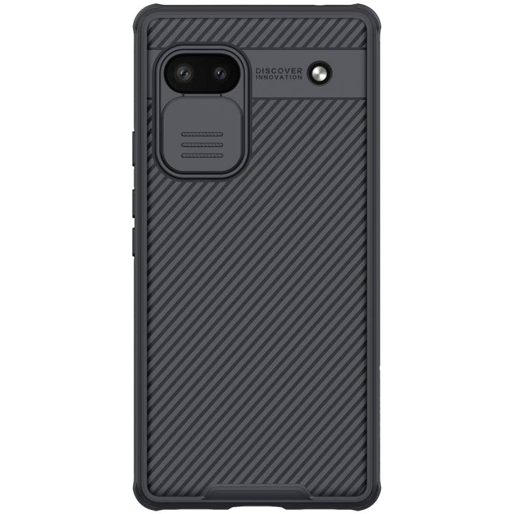 For Google Pixel 6a NILLKIN CamShield Pro Series PC Full Coverage Phone Case(Black) - Google Cases by NILLKIN | Online Shopping UK | buy2fix