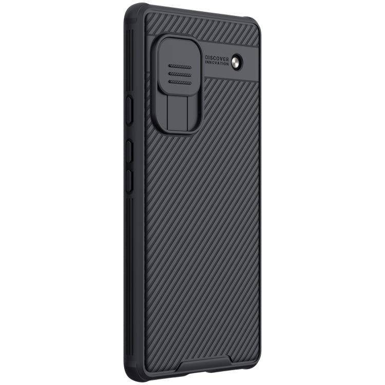 For Google Pixel 6a NILLKIN CamShield Pro Series PC Full Coverage Phone Case(Black) - Google Cases by NILLKIN | Online Shopping UK | buy2fix