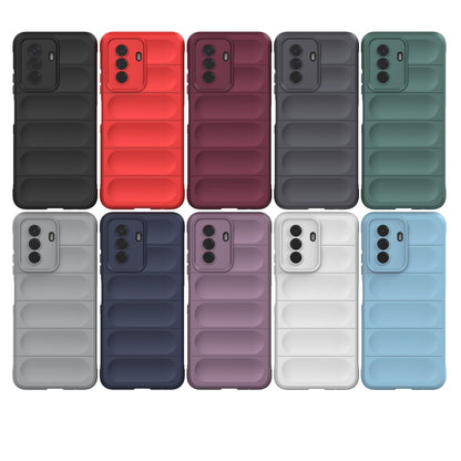 For Huawei Enjoy 50 4G / Nova Y70 Magic Shield TPU + Flannel Phone Case(Dark Green) - Mobile Accessories by buy2fix | Online Shopping UK | buy2fix