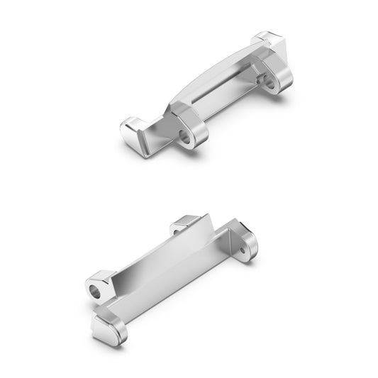 For AMAZFIT T-Rex 2 2 in 1 Metal Watch Band Connectors(Silver) - Smart Wear by buy2fix | Online Shopping UK | buy2fix