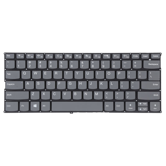 Not Power Button US Version Keyboard for Lenovo IdeaPad 320s-13 320s-13ikb(Grey) - Computer & Networking by buy2fix | Online Shopping UK | buy2fix