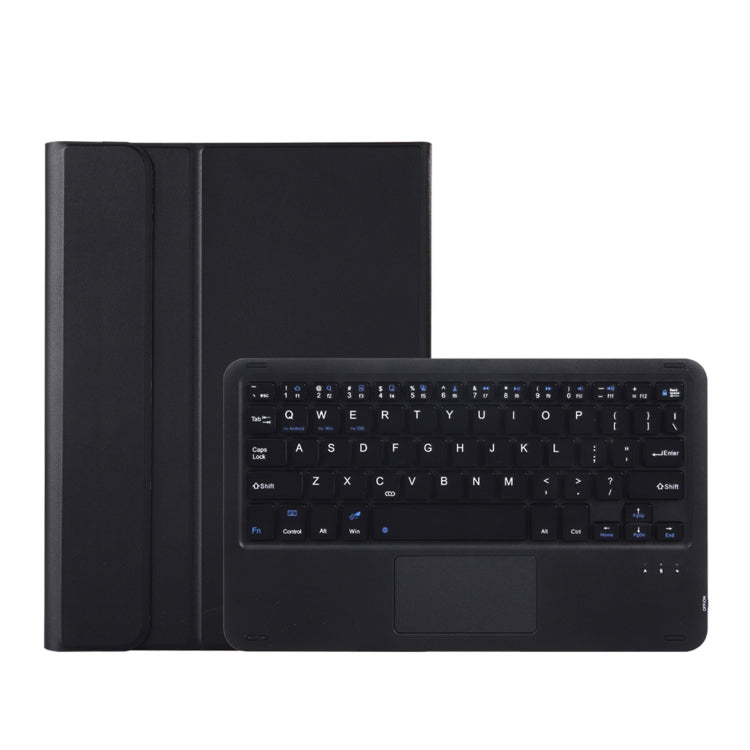 OP12-AS Lambskin Texture Ultra-thin Bluetooth Keyboard Leather Case with Touchpad & Backlight For OPPO Pad Air 10.4 inch(Black) - Others Keyboard by buy2fix | Online Shopping UK | buy2fix