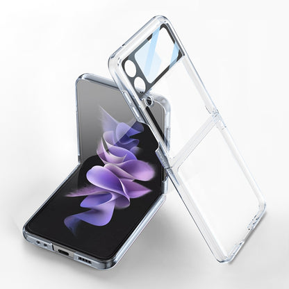 For Samsung Galaxy Z Flip4 GKK Integrated Electroplating Full Coverage Phone Case(Transparent) - Galaxy Z Flip4 5G Cases by GKK | Online Shopping UK | buy2fix