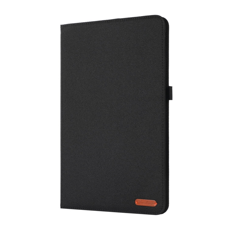 For Honor Pad 8 Fabric PU + TPU Flip Tablet Leather Case(Black) - For Huawei by buy2fix | Online Shopping UK | buy2fix