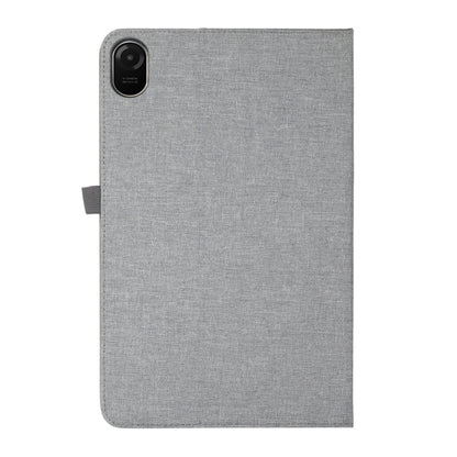 For Honor Pad 8 Fabric PU + TPU Flip Tablet Leather Case(Grey) - For Huawei by buy2fix | Online Shopping UK | buy2fix